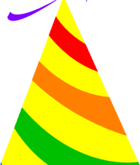 Download Party Hat Clipart - Flag Png