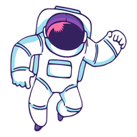 Floating Astronaut Free Download PNG HD