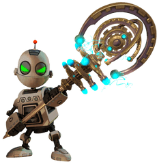 Transparent Ratchet Clank Clipart - Ratchet And Clank A Crack In Time Clank Png