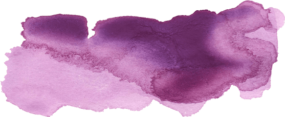 24 Purple Watercolor Brush Stroke - Purple Watercolor Transparent Background Png