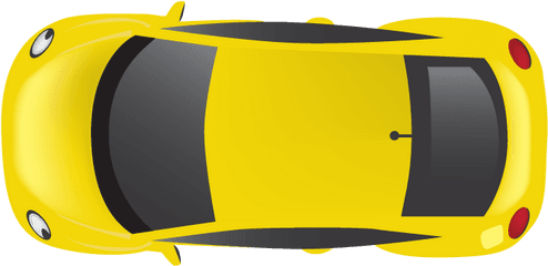 Yellow Top Car Png - New Beetle Car Top View