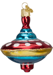 Download Old World Christmas Vintage Top Glass Ornament Owc - Vintage Christmas Ornament Png