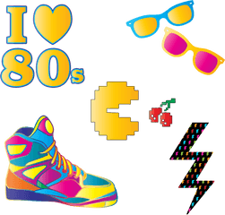 Eighties Boombox Retro - Imaganas De Los Anos Ochenta Png