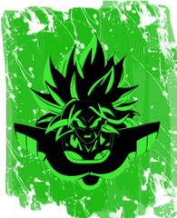 Dragon Ball Super Broly - Frankly Wearing Automotive Decal Png