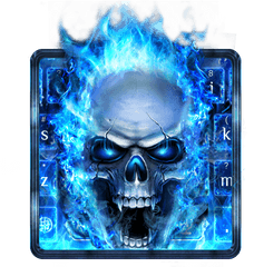 Blue Fire Skull Keyboard - Apps On Google Play Skull Ghost Rider Blue Png