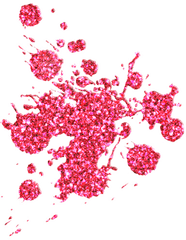 Download Hd Red Sparkle Png - Pink Glitter Splats Png