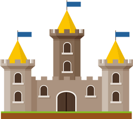 Castle Silhouette - Vector Castle Png Download 660660 Medieval Castle Png