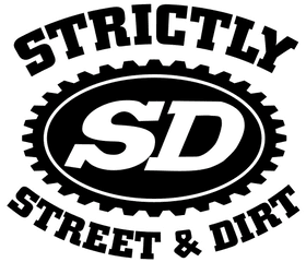 Strictly Dirt And Street Motorcycle - Motorcycle Wheel Parts Logo Png