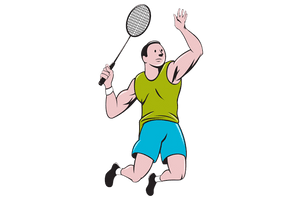 Badminton Player Image - Free PNG
