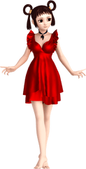 Anime Female 3d Graphic - 3d Anime Girl Transparent Png