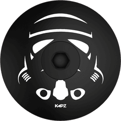 Stormtrooper Headset Cap - Star Wars Tire Valve Stem Caps Png