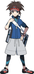 Anime Guy Png - Pokemon Black 2 Characters