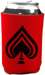 Ace Of Spades Can Coozie - Cylinder Png