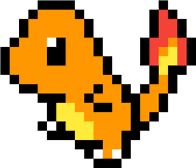 Download Hd Charmander - Charmander Pixel Art Png