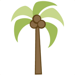 Clip Art With Background Clipart Png Images - Cute Palm Trees