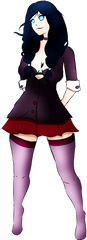 Anime Girl Black Hair School - Free Image On Pixabay Goth Anime Girl With Dark Hair Png