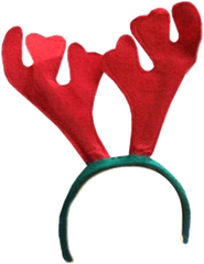 Download Colocando Gorro De Natal Ou Chifres Renas Na - Decorative Png