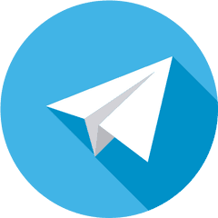 Telegram - Telegram Flat Icon Png