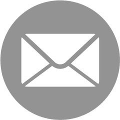 Icon - Email Icon Vector Gray Png