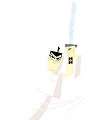 Samurai Jack Art 32x24 Print Poster - Samurai Jack Folder Icon Png