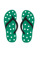 Sandal Sunglasses Men Flip-Flops Slipper Green Shoe - Free PNG