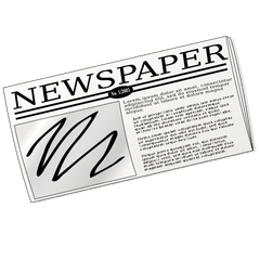 Clipart Newspaper - Newspaper Clip Art Png