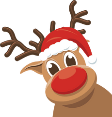 Rudolph Christmas Png Free Download - Transparent Rudolph Clipart