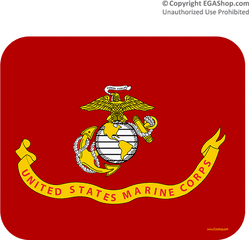 Mousepad Features The Eagle Globe - United States Marine Corps Flag Png