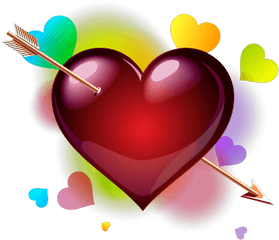 20 Arrow Black Heart Emoji Pictures - Picsart Logo Love Png