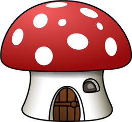 Free Mushroom Transparent Download - Mushroom House Clipart Png