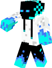 Ice Enderman 2 - Minecraft Ice Enderman Skin Png