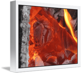 Scorching Fire Embers - Modern Art Png