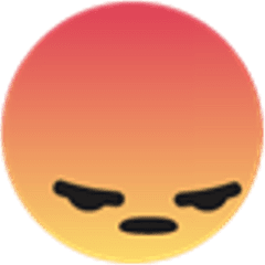 Facebook Angry Emoji Png The - Transparent Sad Angry Emoji