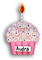 Birthday Cupcake Large - Birthday Cake Png