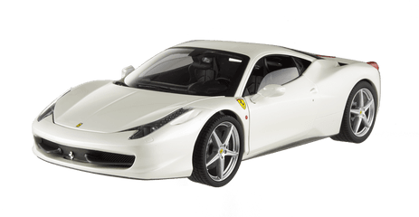 White Ferrari Car Png Image - White Ferrari White Background