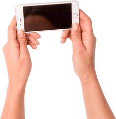 Download Phone In Woman Hand - Woman Phone In Hand Png