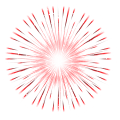 Red Firework Transparent Png - Red Fireworks Transparent Background