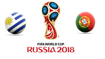 Fifa World Cup 2018 Uruguay Vs Portugal - Free PNG