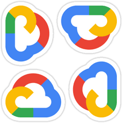 Google Cloud Stickers And T - Svg Google Cloud Icon Png