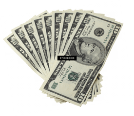 Money Bag Emoji - Transparent Wad Of Cash Png