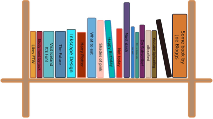 Bookshelf Png Pic - Drawing Of Books On Shelf