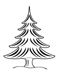 Black Tree Clipart - Clipart Best Snow Tree Clipart Black And White Png