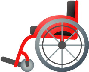 Manual Wheelchair Emoji - Emoji De Cadeira De Rodas Png