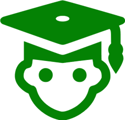 Green Student Icon - Green Student Icon Png