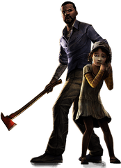 Download Hd Play As Lee Everett A - Walking Dead Clementine Png