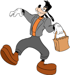 Goofy Dressed Up For Halloween - Goofy Halloween Clipart Png