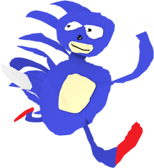 Sanic Running By Nibroc Rock - Sanic Running Png