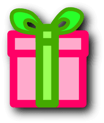 Pink Gift Ribbon Png Image - Gift Icon