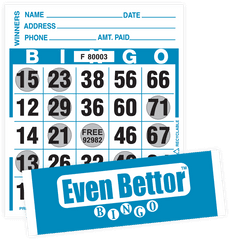 Even Bettor Tear - Opens Bet On The Even Numbers Bingo Paper Beretta Png