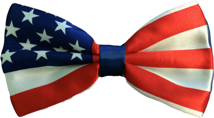 Limited Edition Underdog Supplies American Flag Bow Tie - 4th Of July Bow Transparent Png